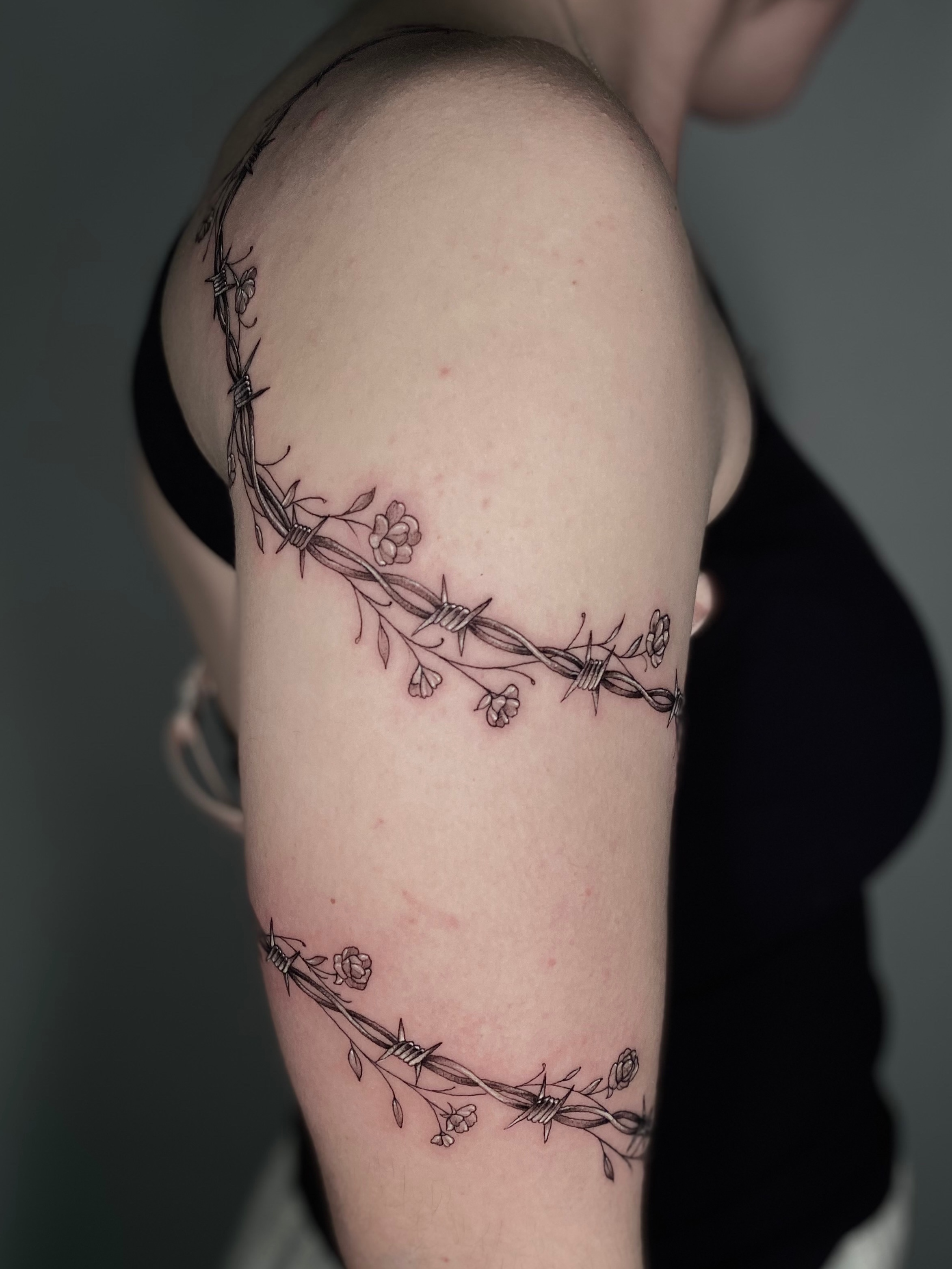 Blackwork tattoo by Remy at Platinum Tattoos & Piercings, San Antonio TX