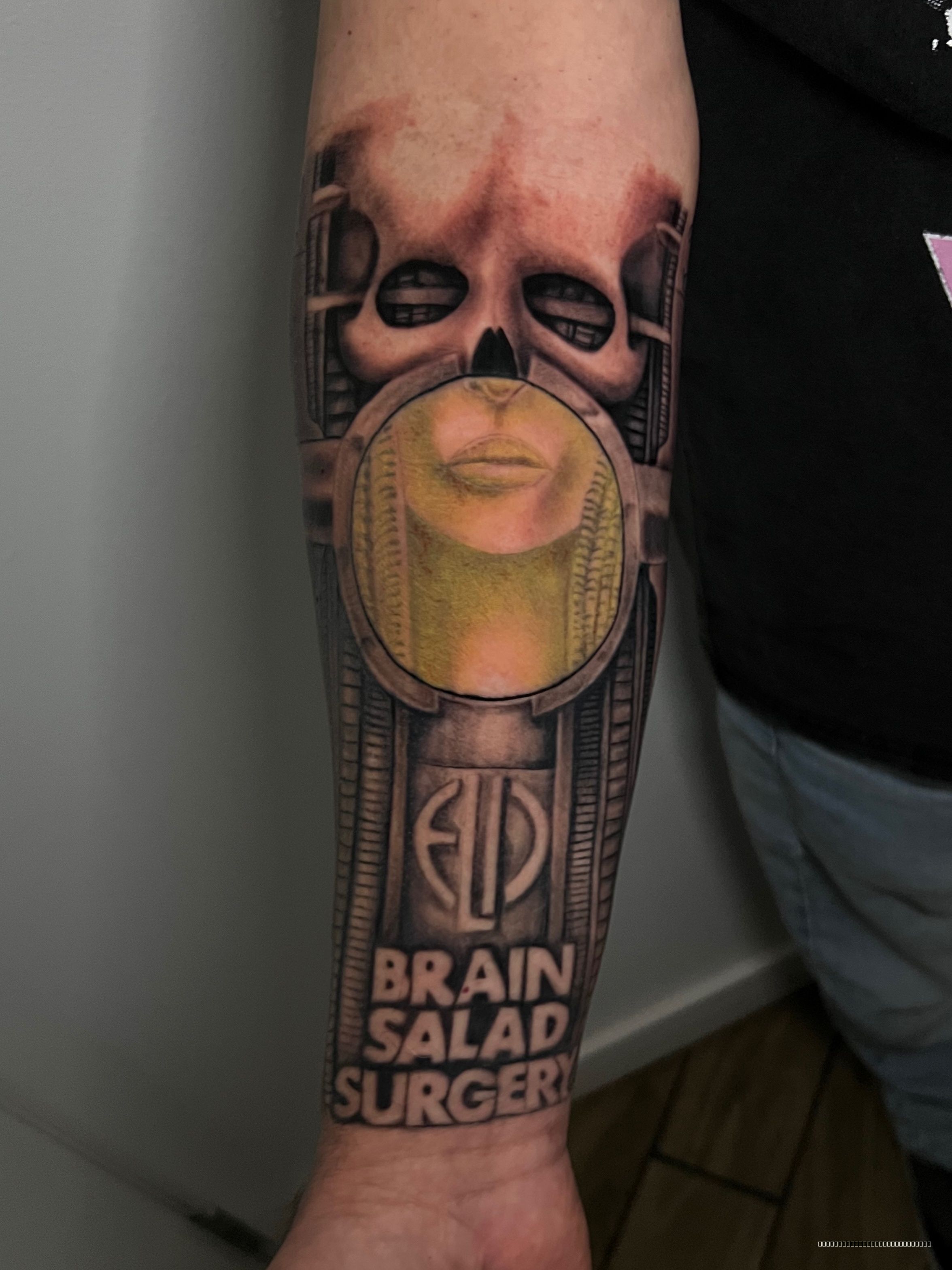 Tattoo on the forearm by Jesus at Platinum Tattoos & Piercings, San Antonio TX
