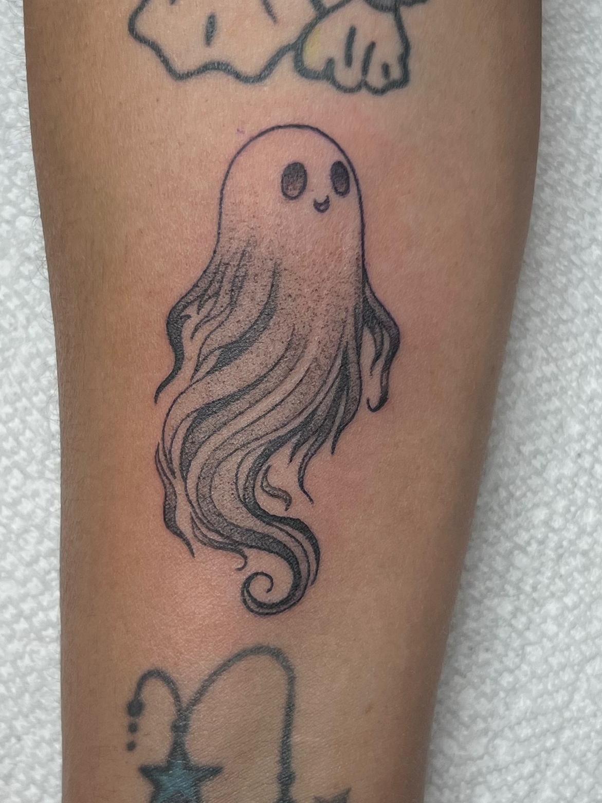Dotwork, Blackwork Black tattoo on the Forearm by Jesus at Platinum Tattoos & Piercings, San Antonio TX