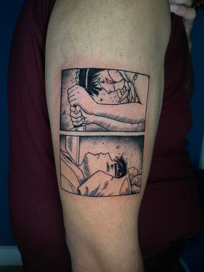 tattoo Sketch Illustrative Dotwork Blackwork on the Forearm by Jerson