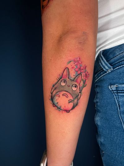 tattoo Watercolor on the Upper Arm by Jerson