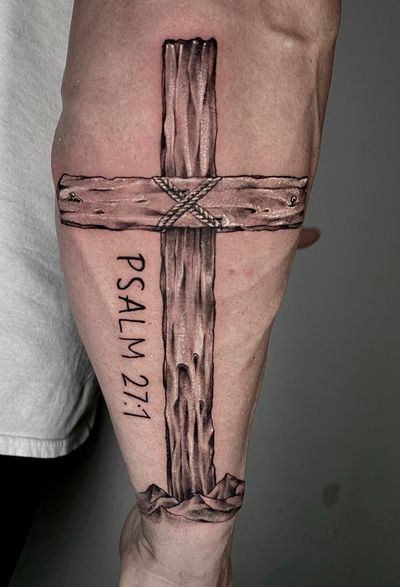 Black & Grey tattoo on the Forearm by Remy at Platinum Tattoos & Piercings, San Antonio TX