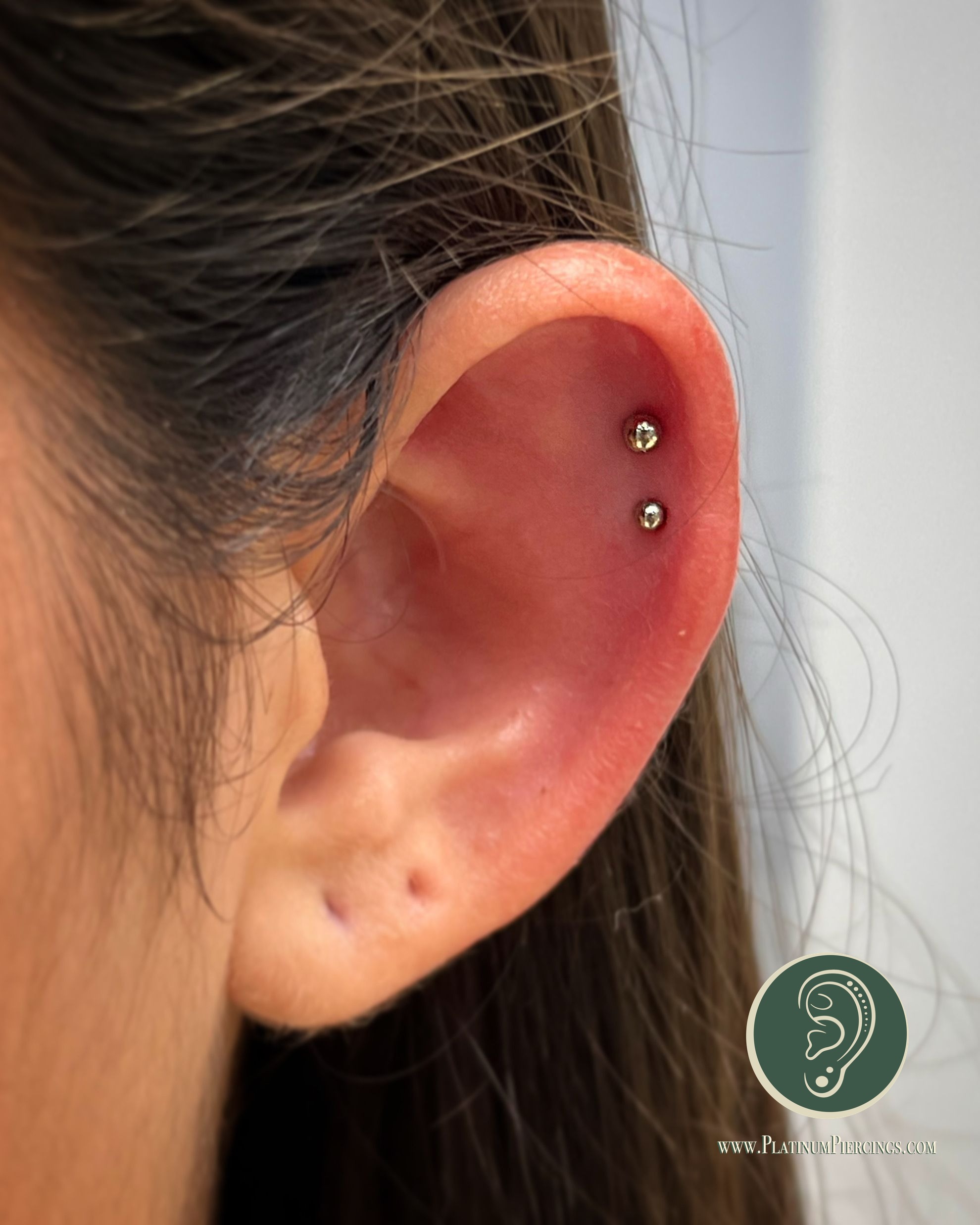 body piercing with Threadless by NeoMetal by JC at Platinum Body Piercings, San Antonio TX