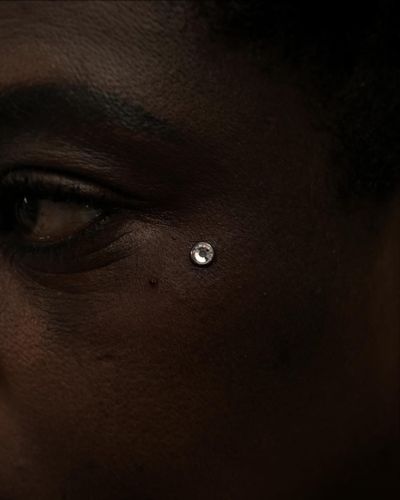 Dermal piercing with Implant Grade Titanium Surface Jewelry by JC at Platinum Tattoos & Piercings, San Antonio TX