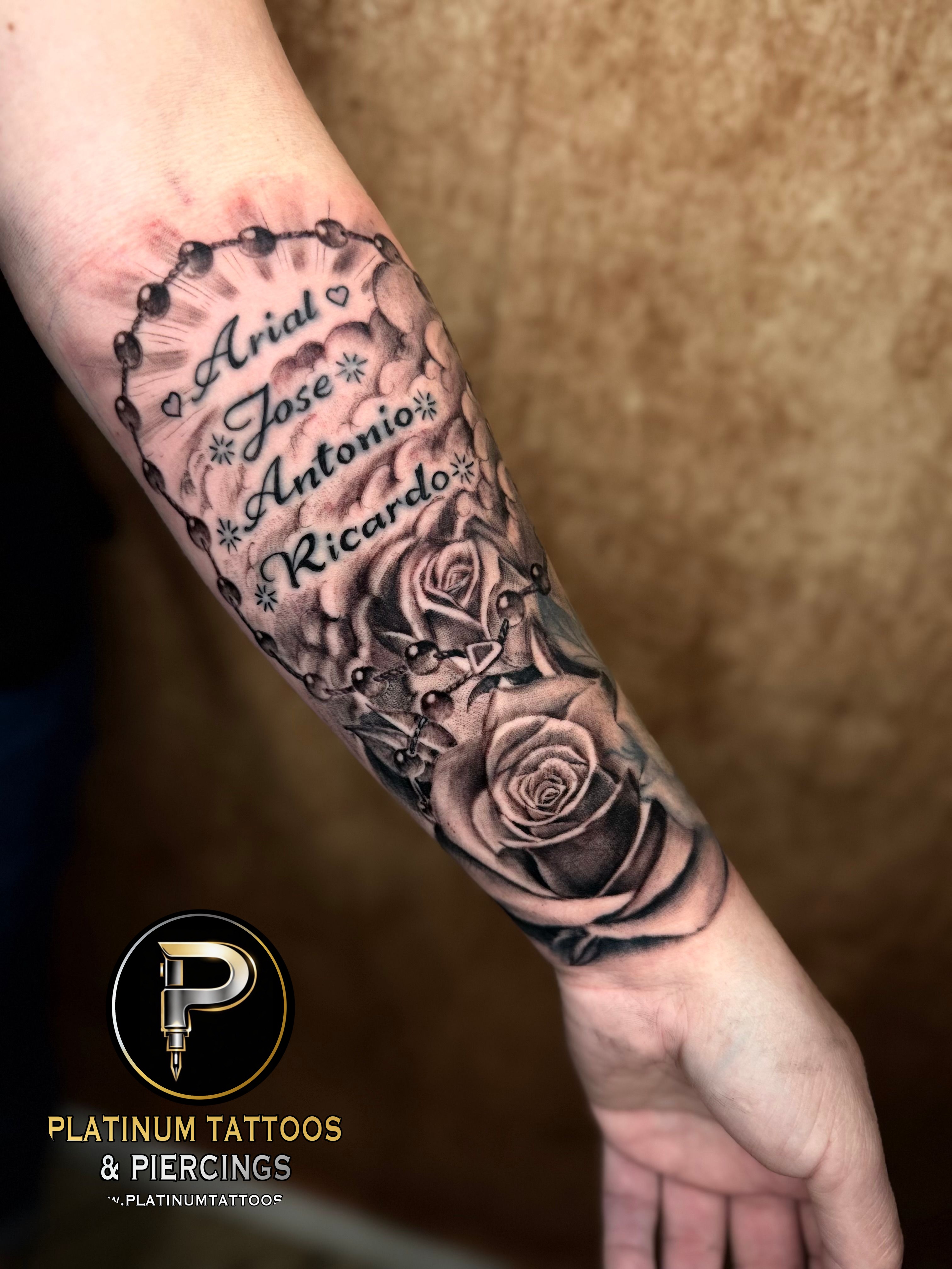 tattoo Black & Grey on the Forearm by Jerson