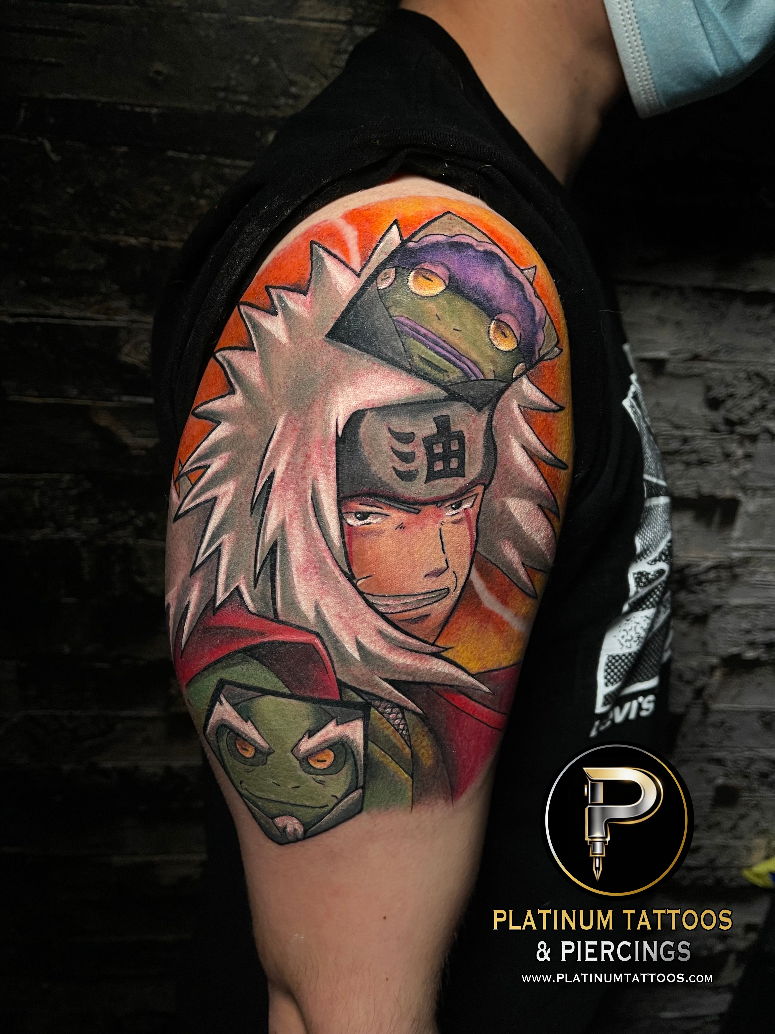 tattoo Neo-Traditional Illustrative on the Upper Arm by Jerson at Platinum Tattoos & Piercings, San Antonio TX