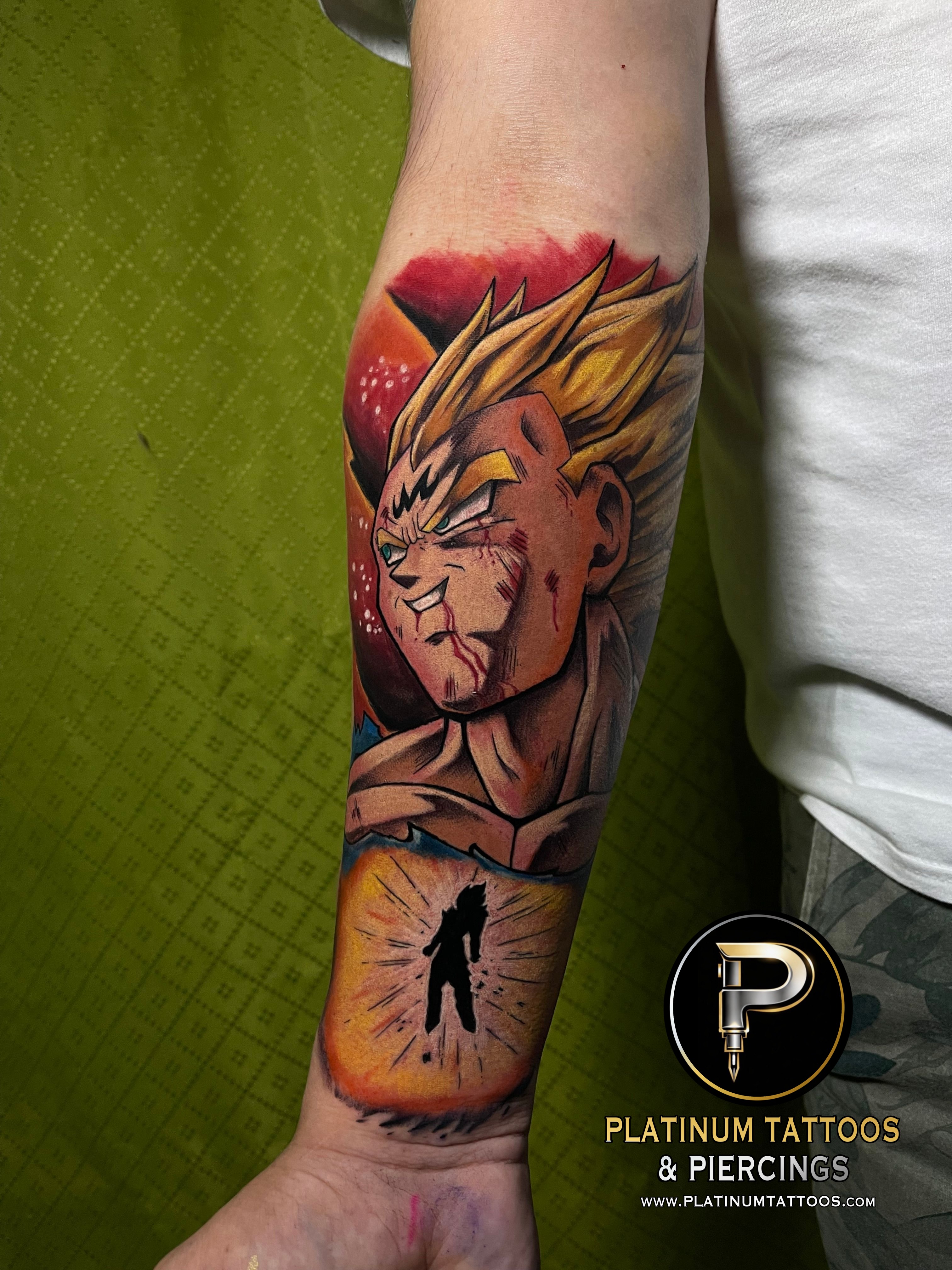 tattoo Neo-Traditional Illustrative on the Forearm by Jerson at Platinum Tattoos & Piercings, San Antonio TX