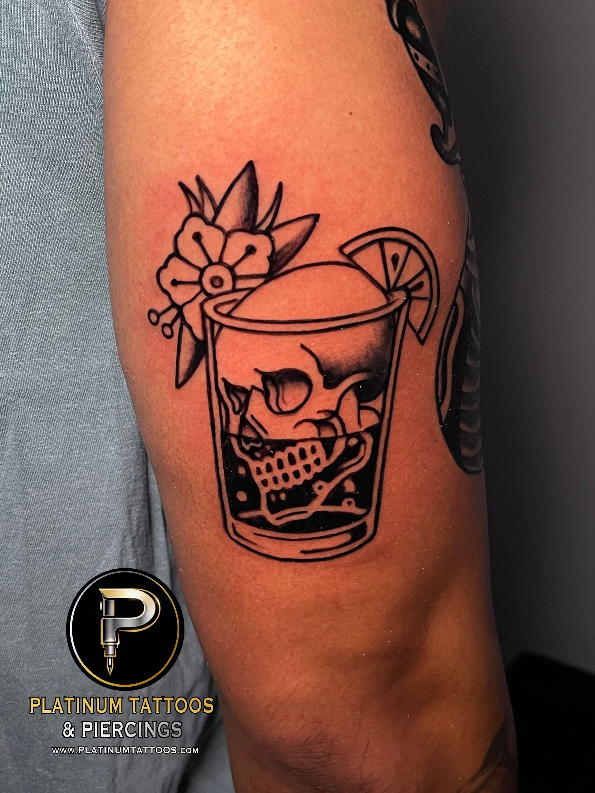 Traditional tattoo by Skar at Platinum Tattoos & Piercings, San Antonio TX