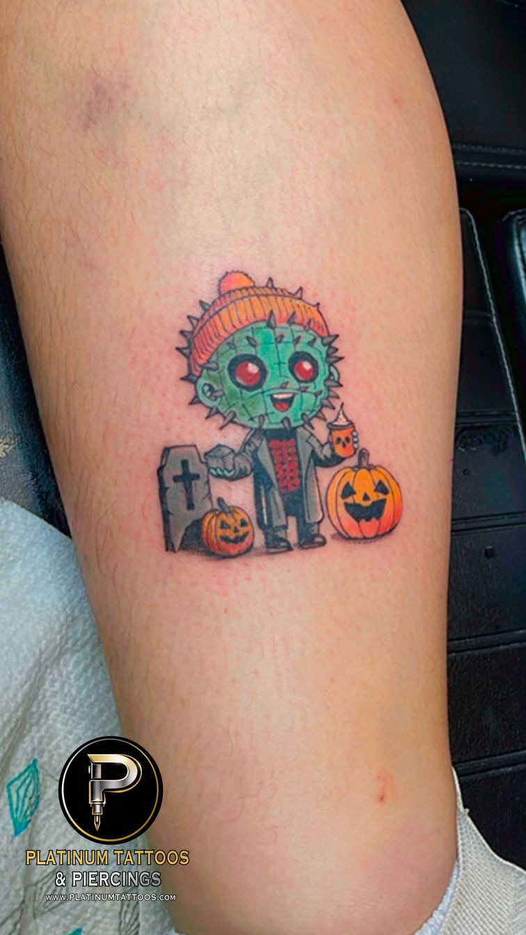Anime tattoo by Skar at Platinum Tattoos & Piercings, San Antonio TX