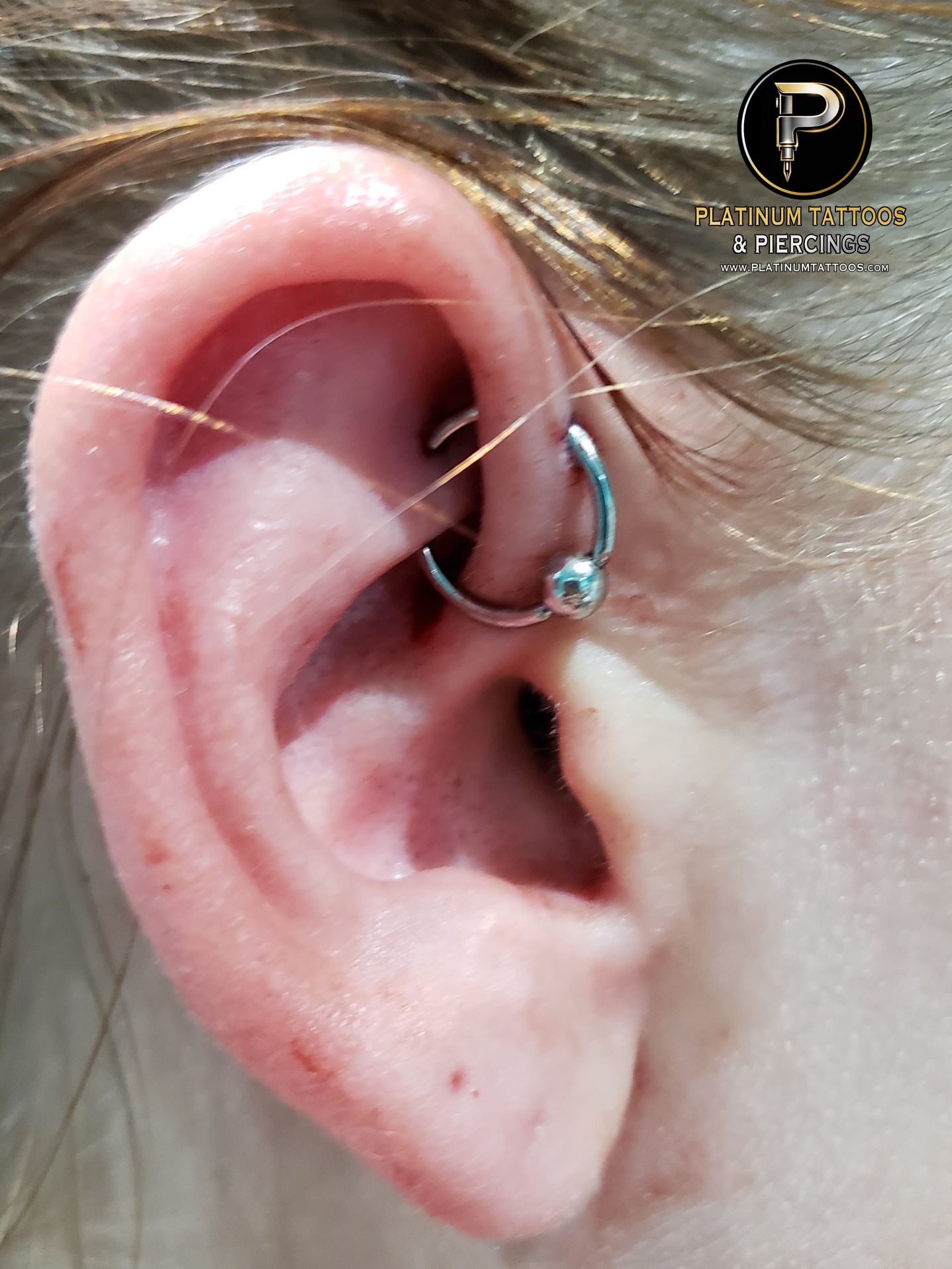 Piercing by Mingo at Platinum Tattoos & Piercings, San Antonio TX