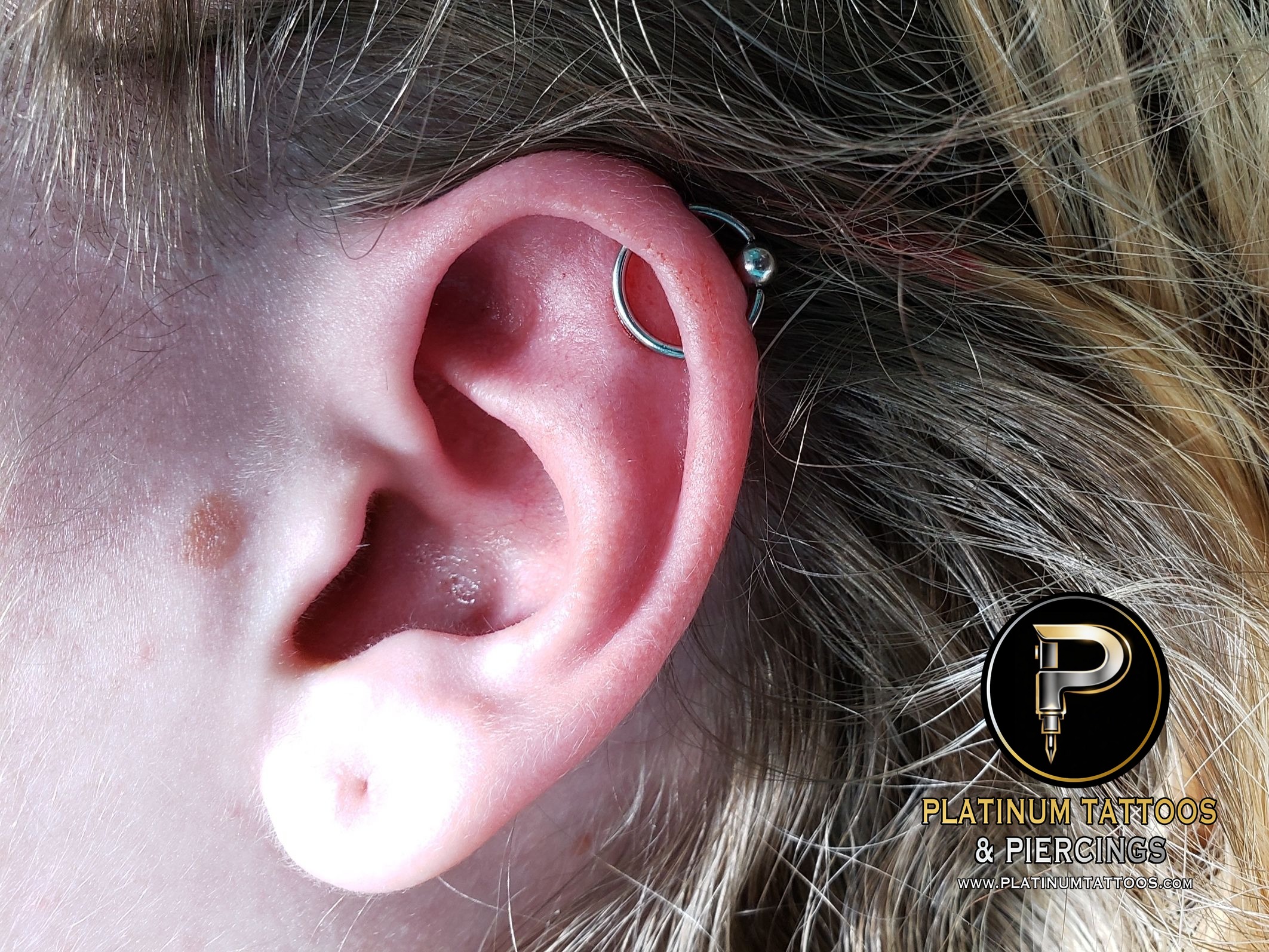 Piercing by Mingo at Platinum Tattoos & Piercings, San Antonio TX