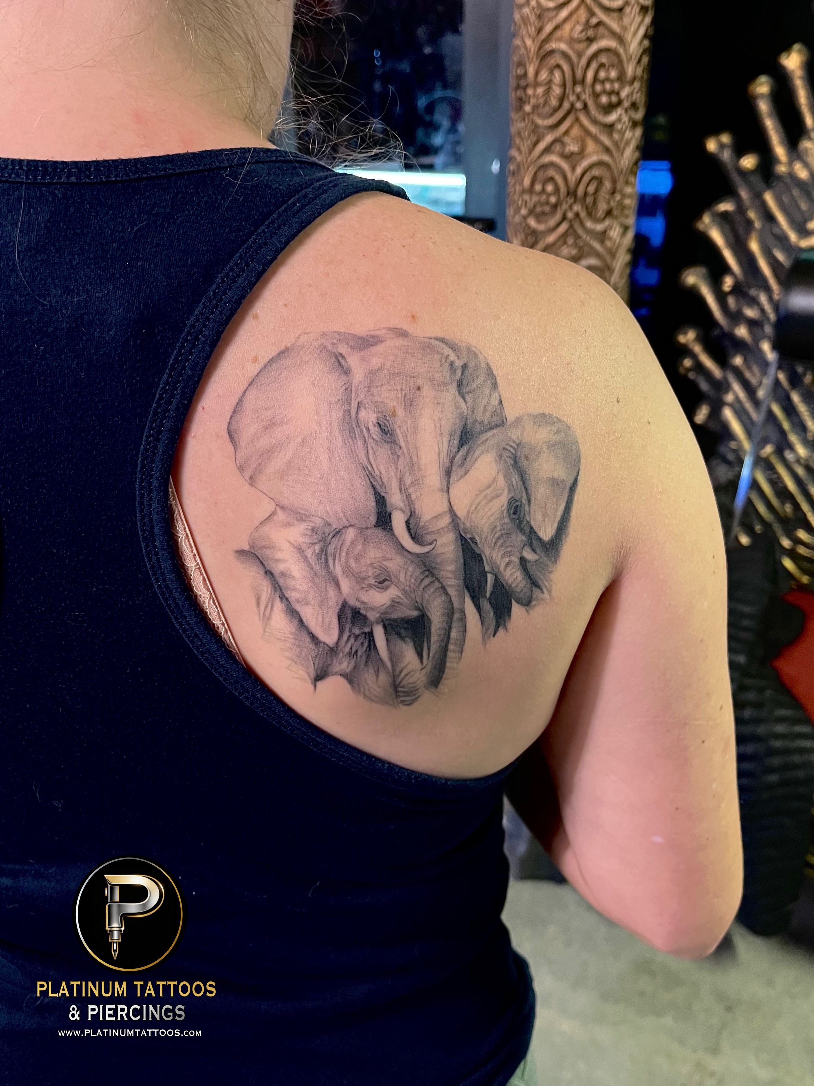 Realism tattoo at Platinum Tattoos & Piercings, San Antonio TX