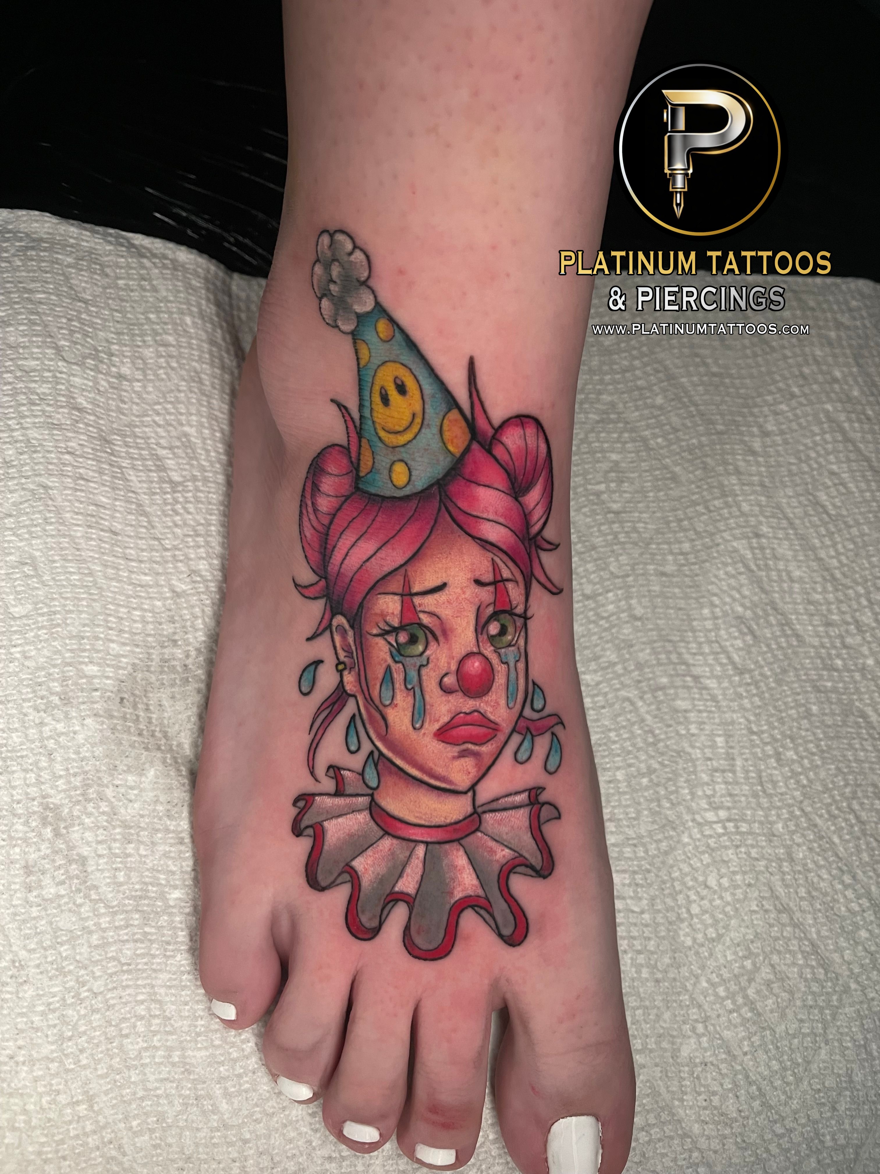 Tattoo Traditional on the Foot by Jerson at Platinum Tattoos & Piercings, San Antonio TX