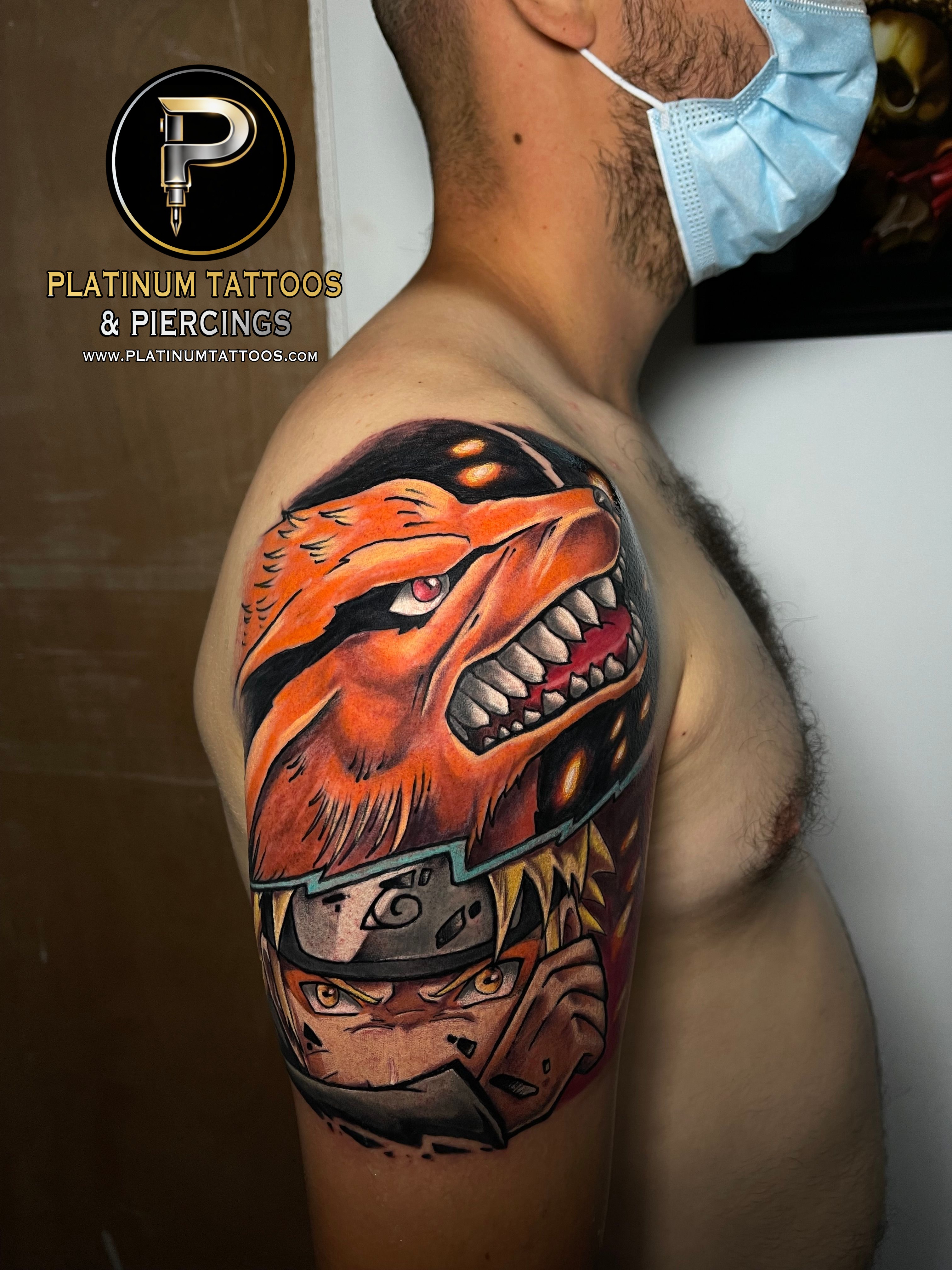 Tattoo Neo-Traditional on the Upper Arm by Jerson at Platinum Tattoos & Piercings, San Antonio TX