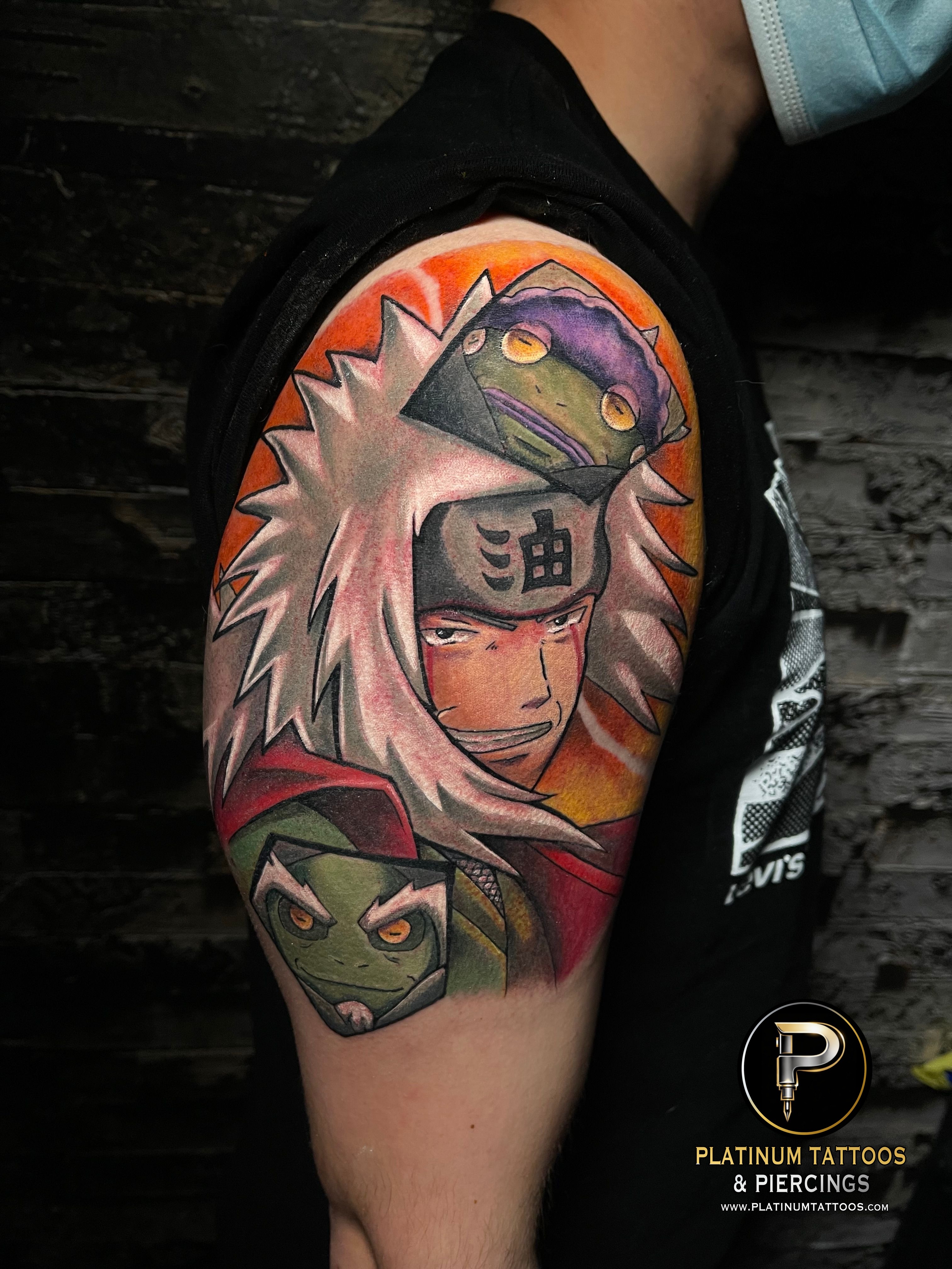 Tattoo Neo-Traditional Illustrative on the Upper Arm by Jerson at Platinum Tattoos & Piercings, San Antonio TX