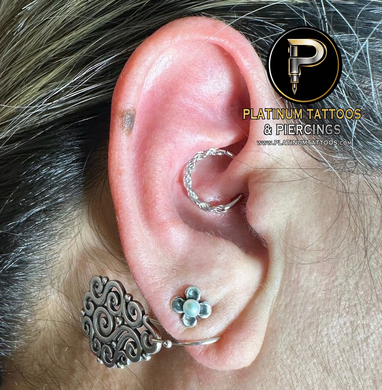 Piercing by Mingo at Platinum Tattoos & Piercings, San Antonio TX