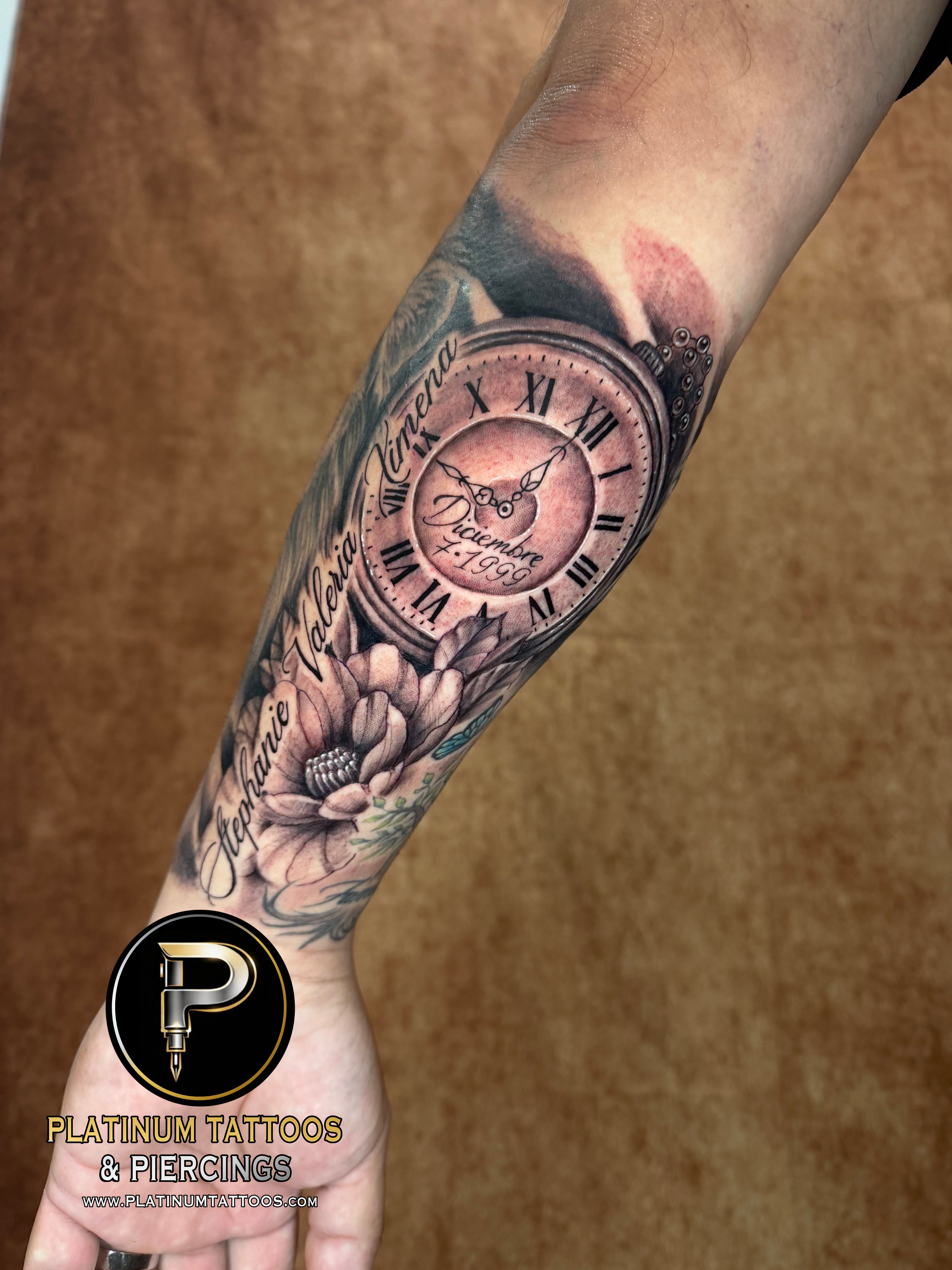 Tattoo Black & Grey Bio-Mechanical on the Forearm by Jerson