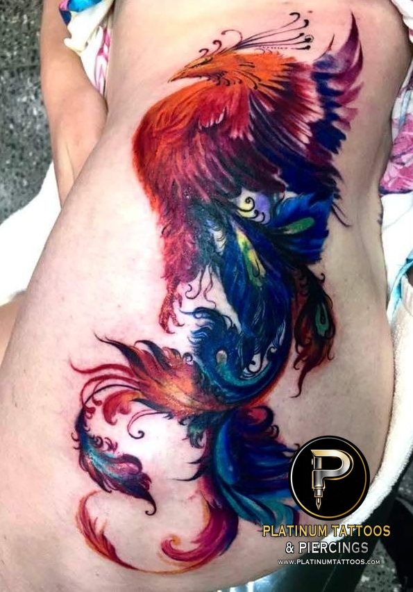 Color tattoo by Lee at Platinum Tattoos & Piercings, San Antonio TX