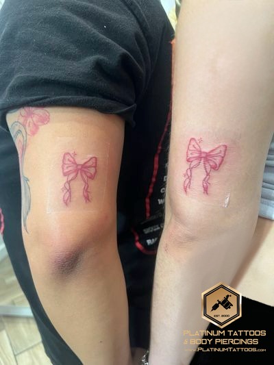 Minimalist tattoo on the tricep by Jesus at Platinum Tattoos & Piercings, San Antonio TX