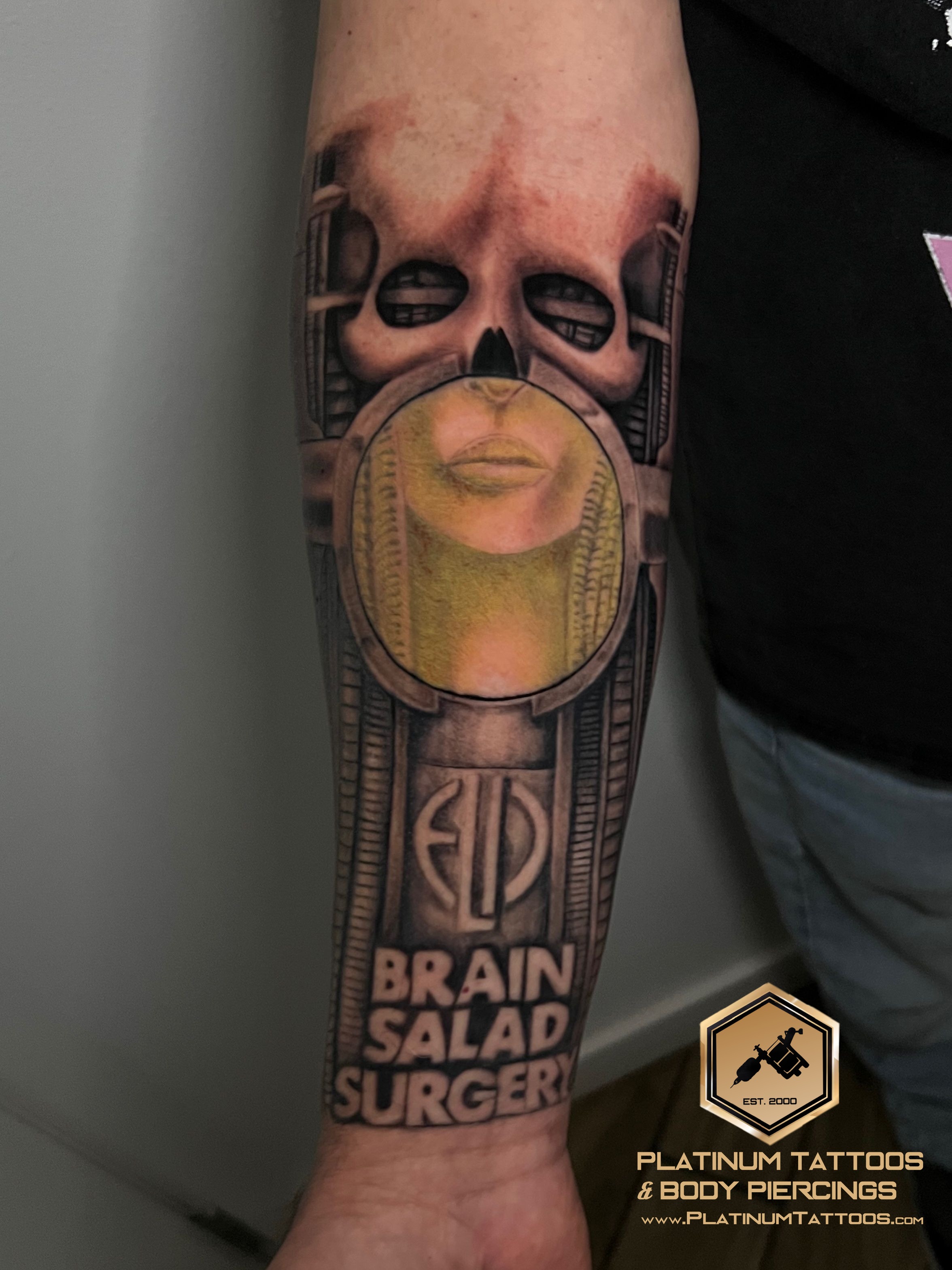 Tattoo on the forearm by Jesus at Platinum Tattoos & Piercings, San Antonio TX