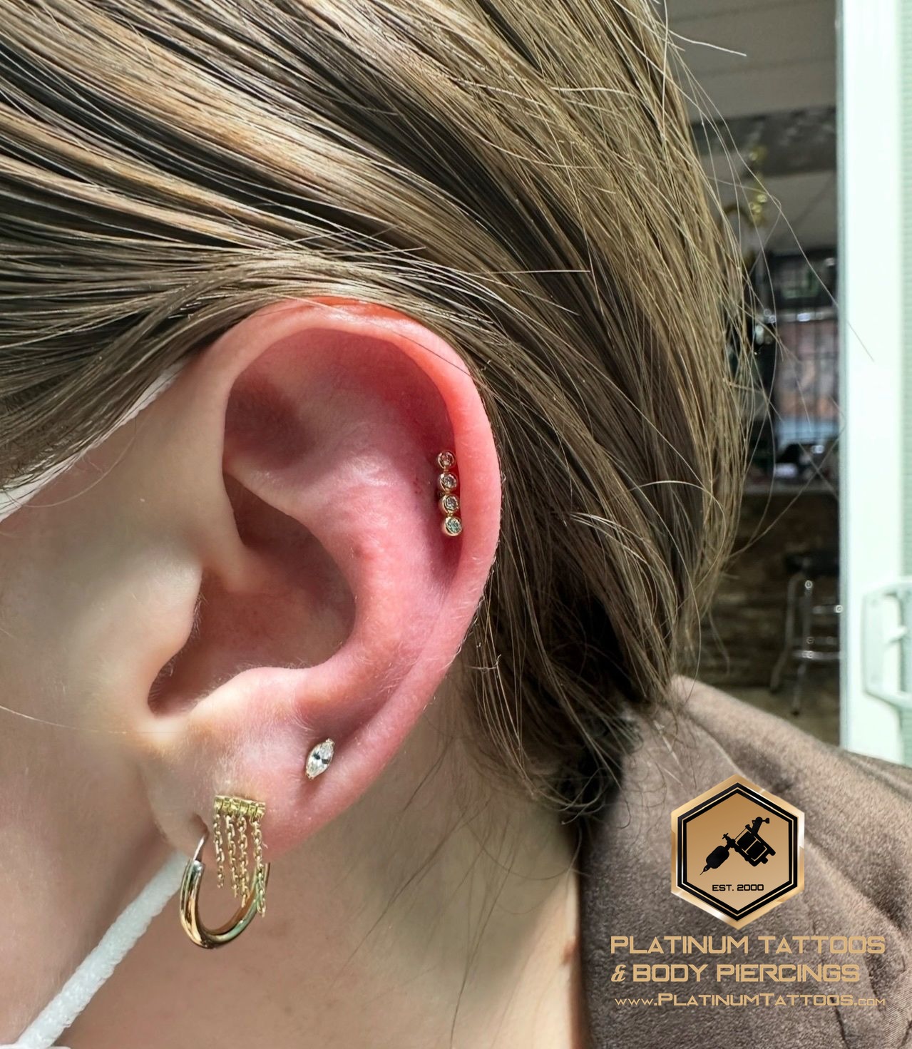 Piercing by Mingo at Platinum Tattoos & Piercings, San Antonio TX