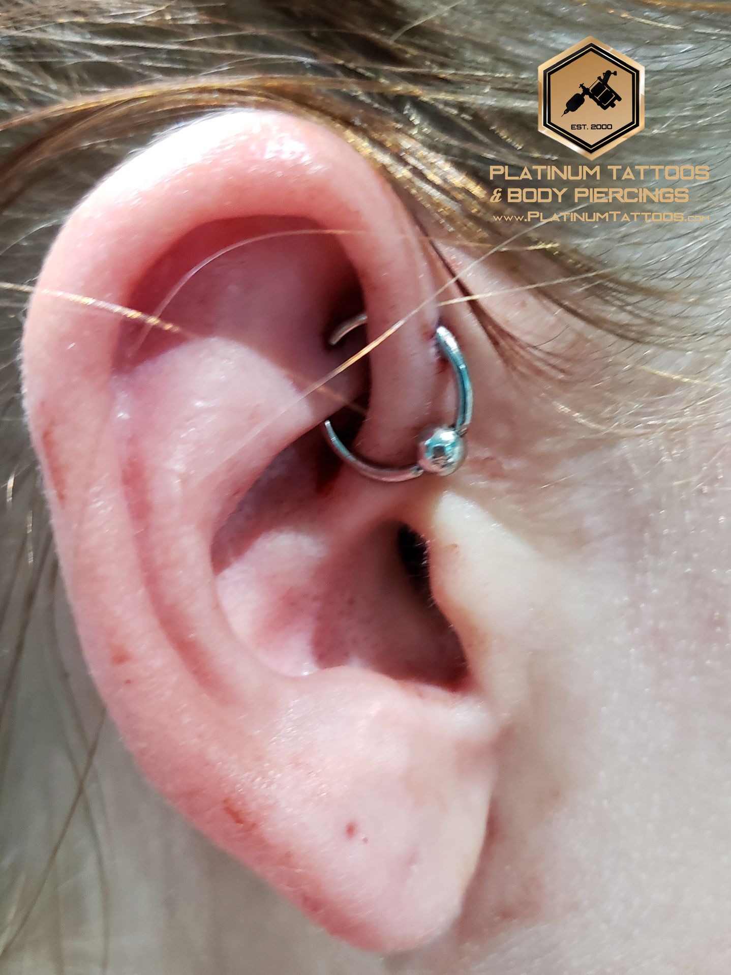 Piercing by Mingo at Platinum Tattoos & Piercings, San Antonio TX