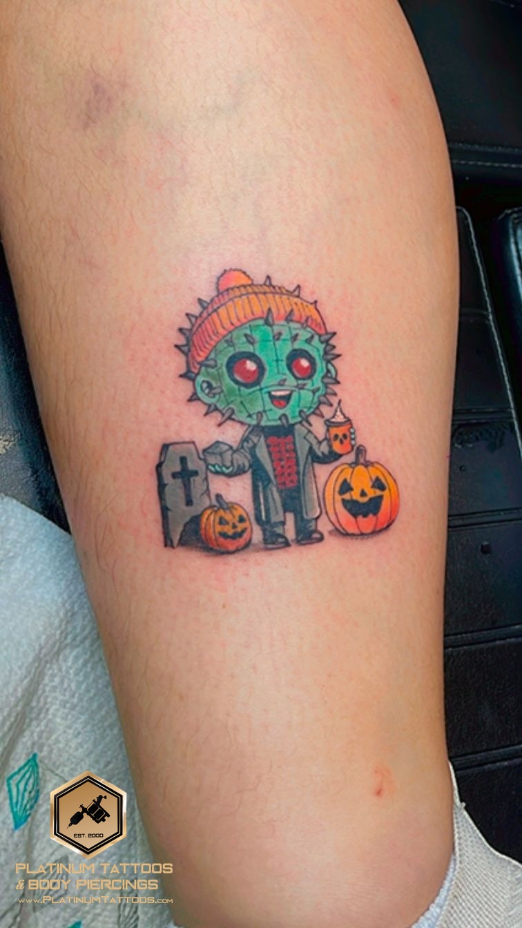 Anime tattoo by Skar at Platinum Tattoos & Piercings, San Antonio TX