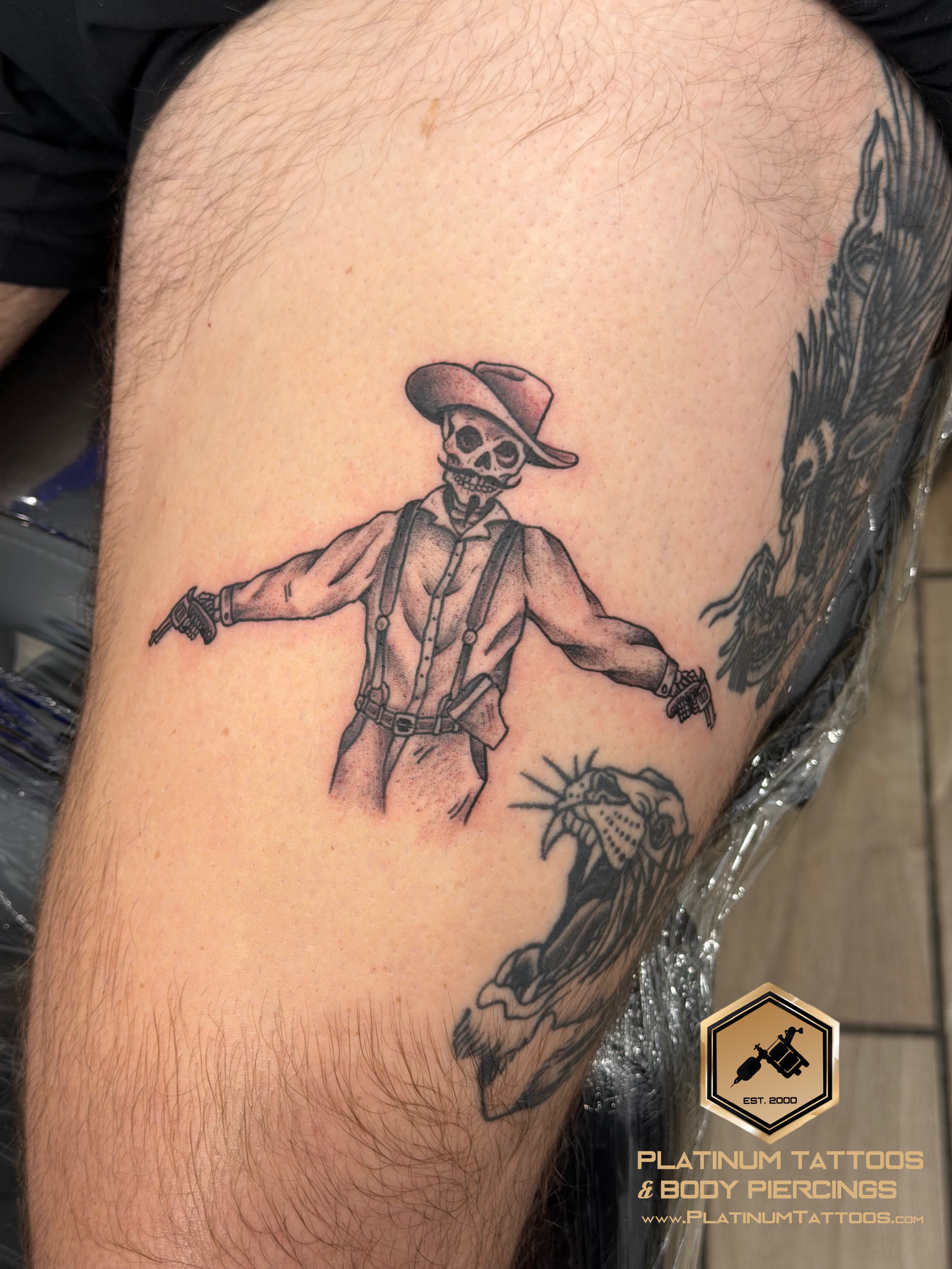 Black & Grey tattoo by Jerson at Platinum Tattoos & Piercings, San Antonio TX