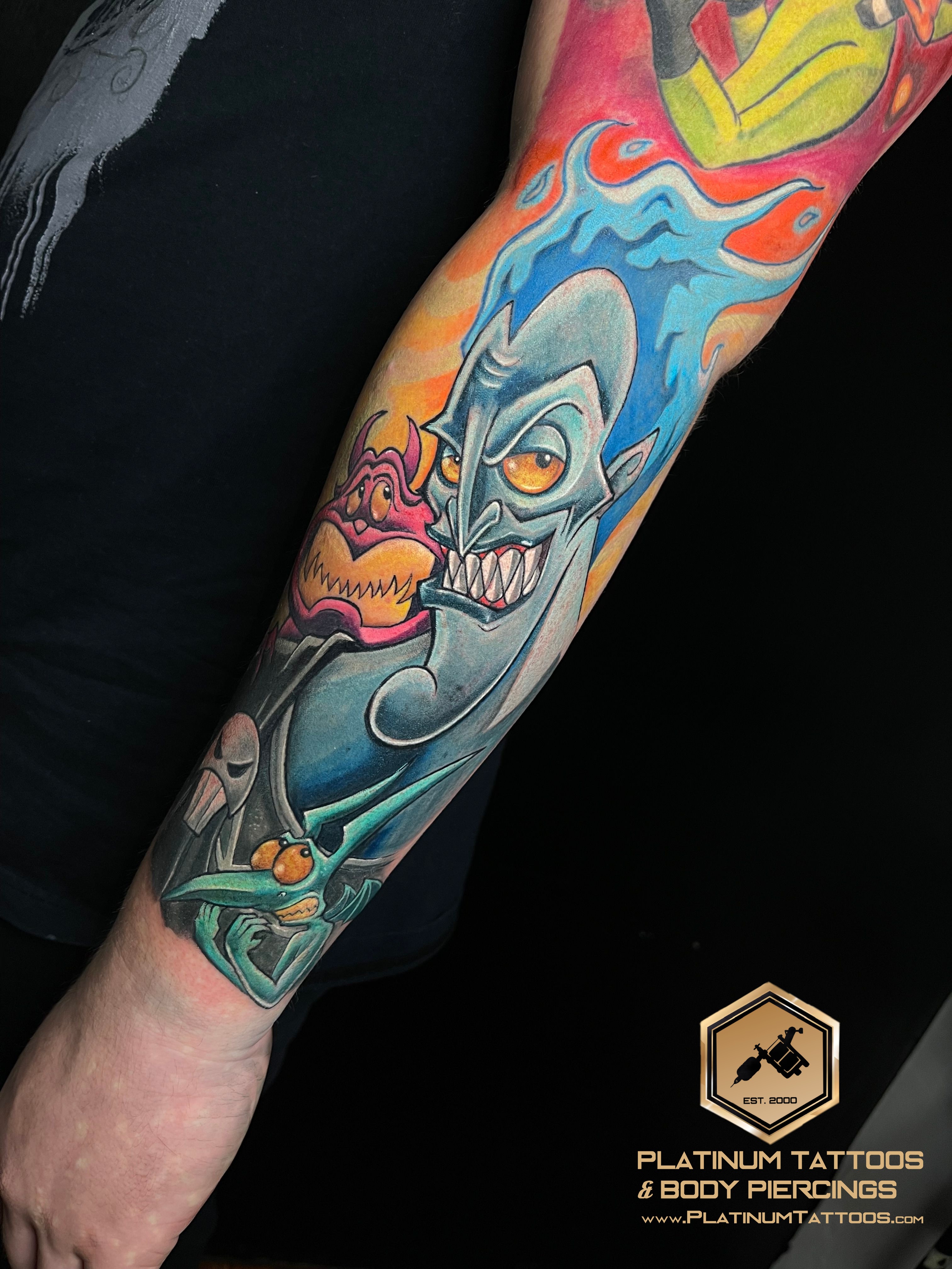 Tattoo Illustrative on the Forearm by Jerson at Platinum Tattoos & Piercings, San Antonio TX