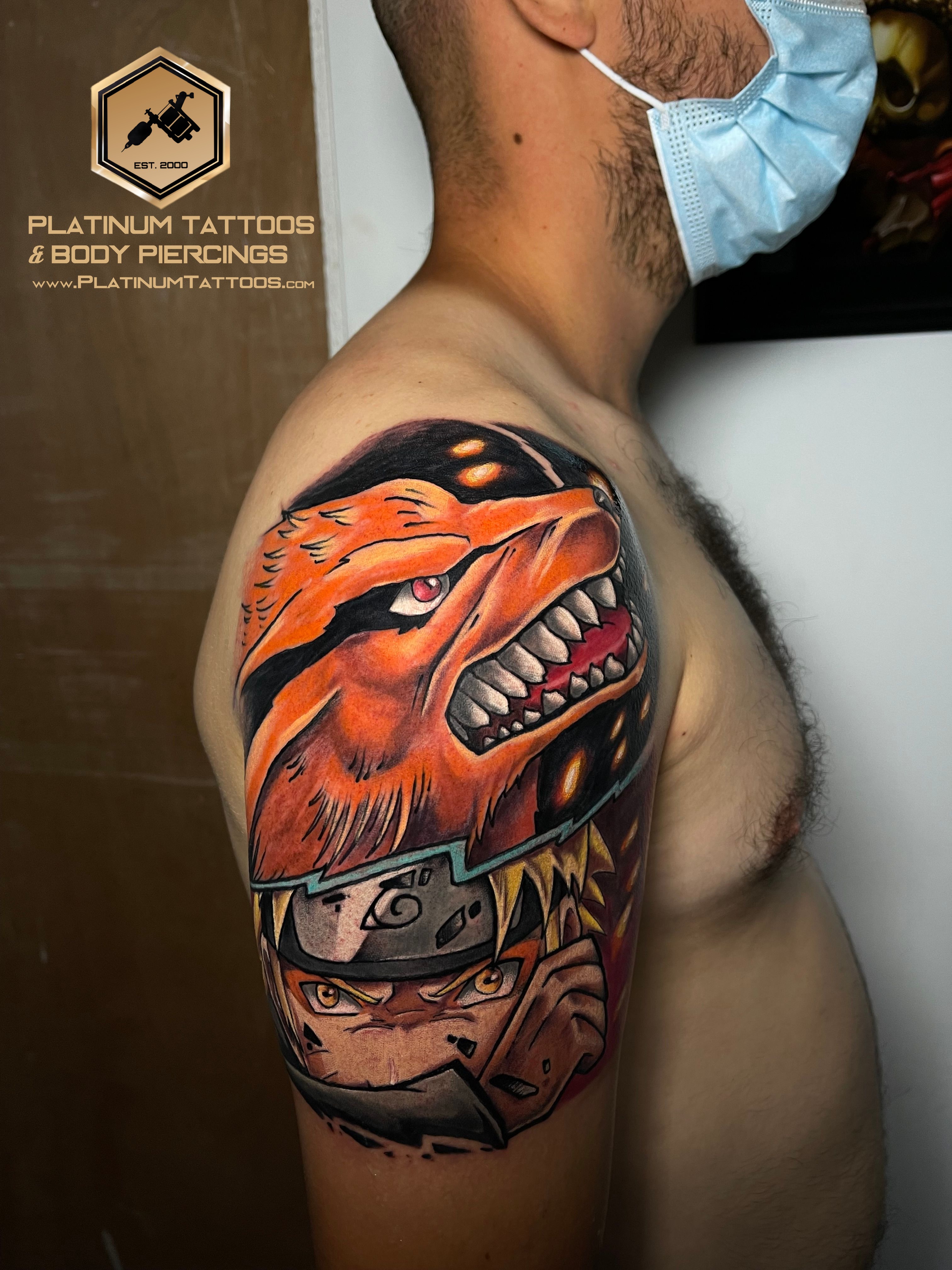 Tattoo Neo-Traditional on the Upper Arm by Jerson at Platinum Tattoos & Piercings, San Antonio TX