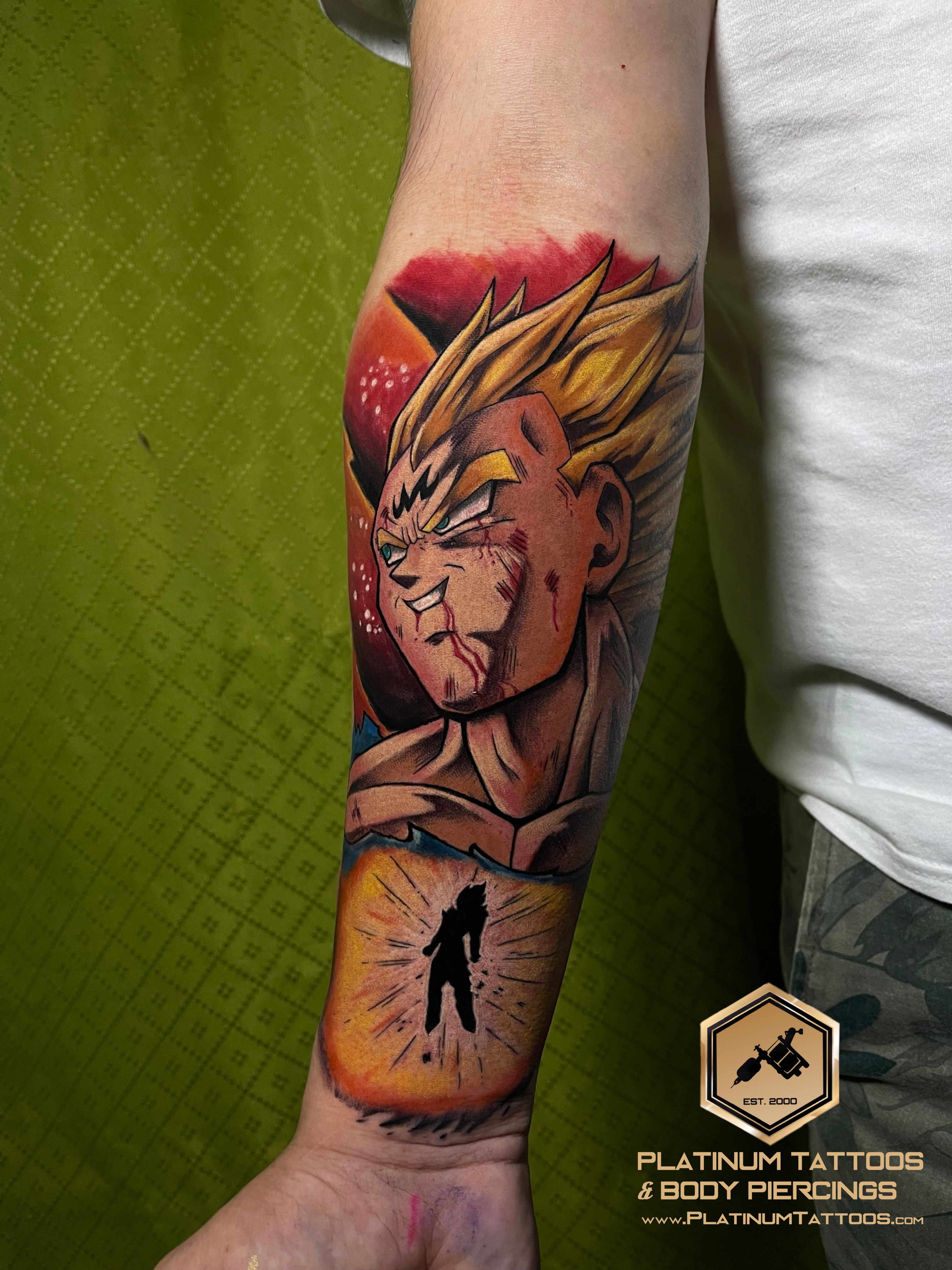 Tattoo Neo-Traditional Illustrative on the Forearm by Jerson at Platinum Tattoos & Piercings, San Antonio TX