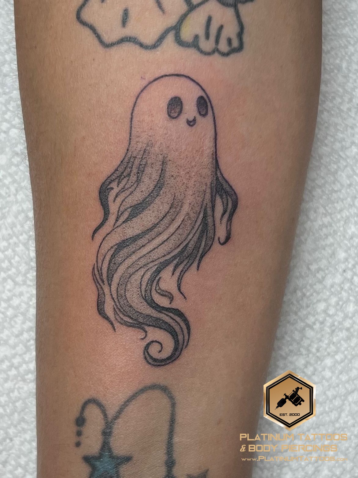 Dotwork, Blackwork Black tattoo on the Forearm by Jesus at Platinum Tattoos & Piercings, San Antonio TX
