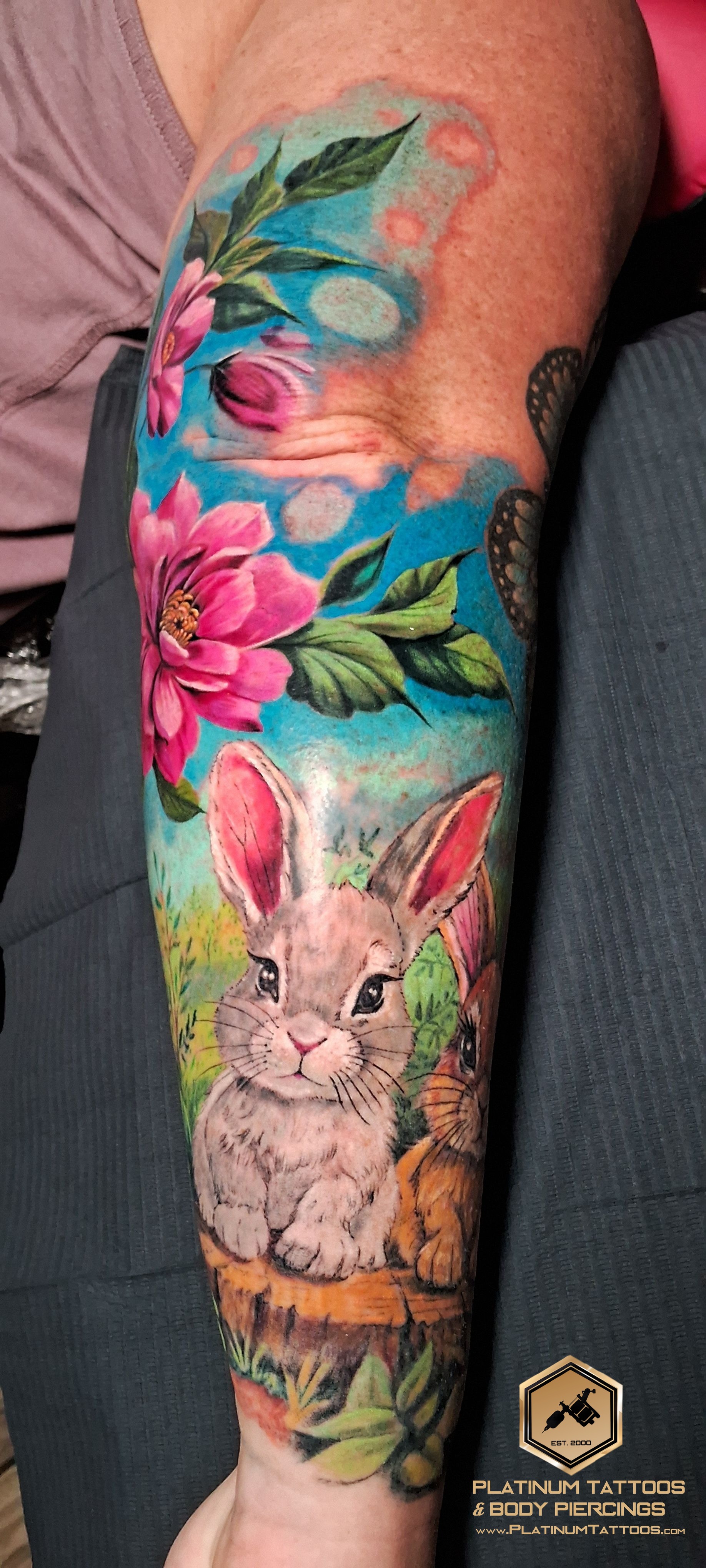 Color Realism, Color tattoo on the Upper Arm by Lee at Platinum Tattoos & Piercings, San Antonio TX