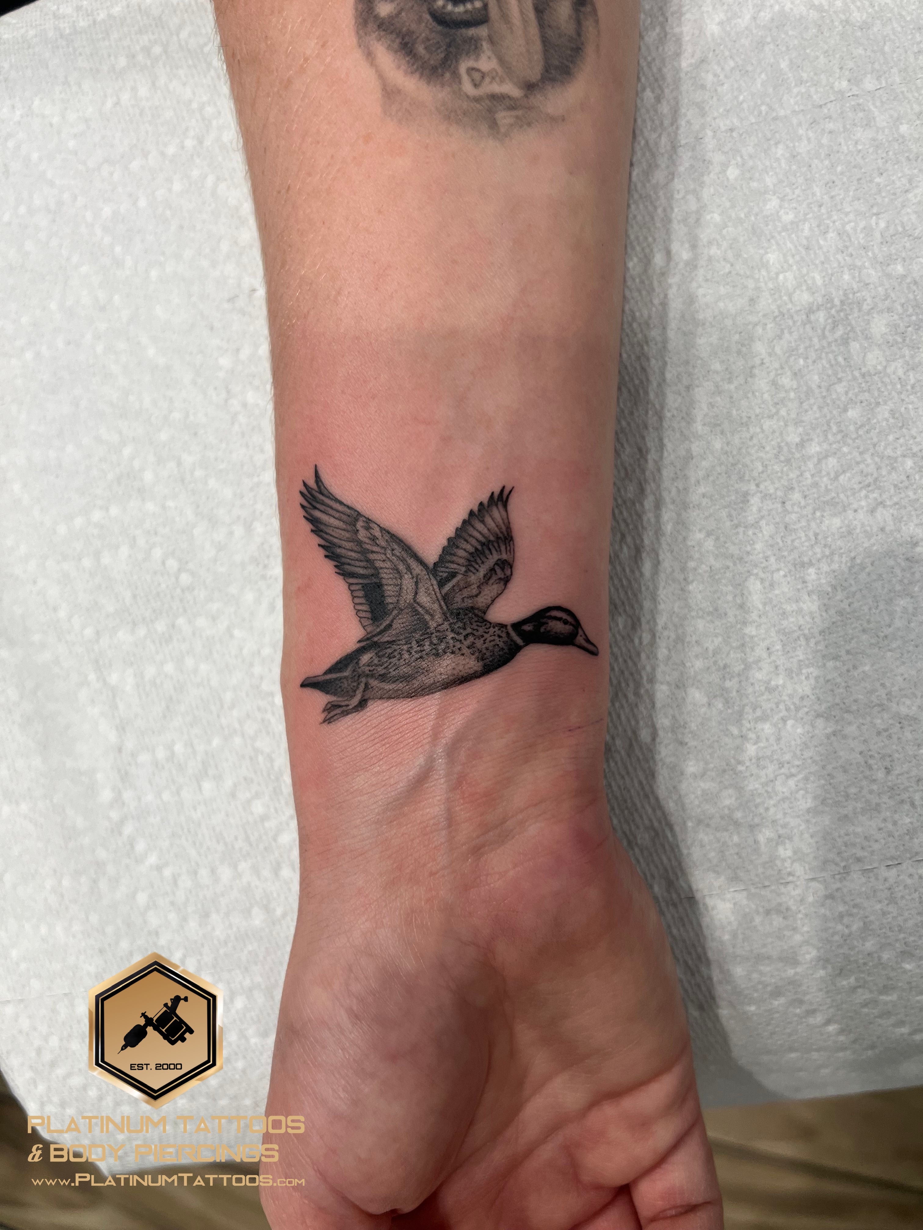 Black & Grey, Fine Line, Dotwork, Illustrative Black tattoo on the Wrist by Jesus at Platinum Tattoos & Piercings, San Antonio TX