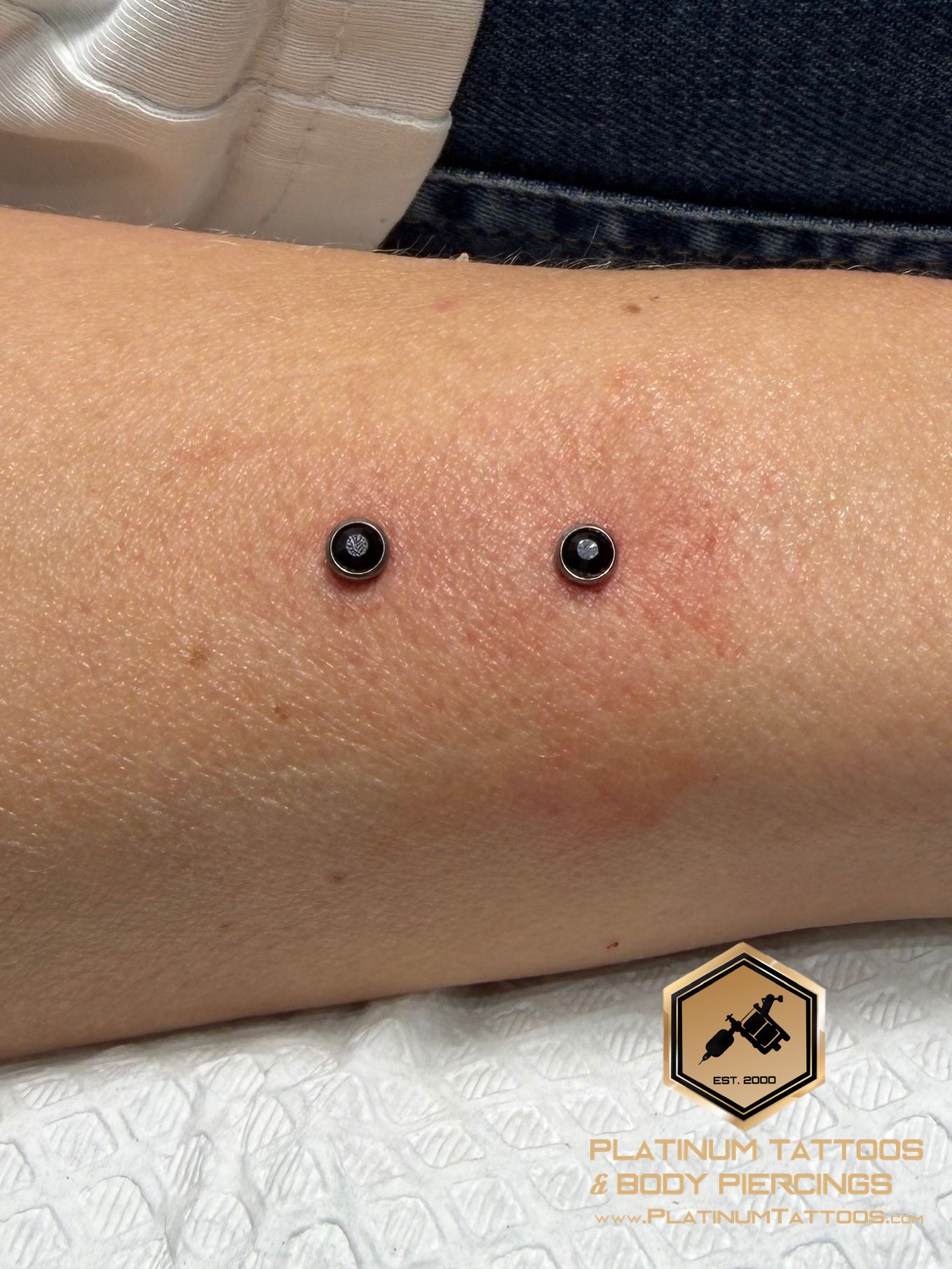 Body piercing with Implant Grade Titanium Surface Jewelry by Other by Mingo at Platinum Tattoos & Body Piercings, San Antonio TX