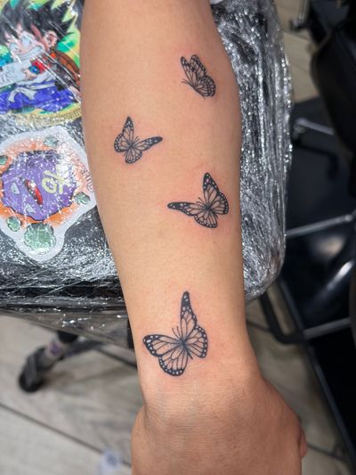 tattoo Fine Line on the Forearm by Jerson