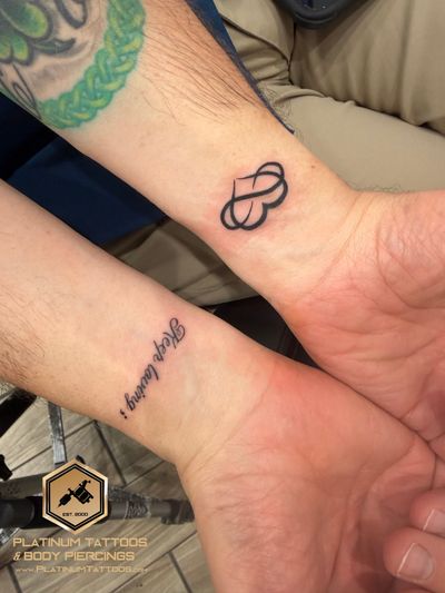 Tattoo Fine Line Color Realism on the Forearm by Jerson